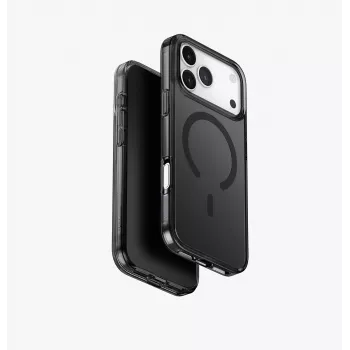 UNIQ Clario Case for iPhone 15 Pro Max Magclick Charging Black
