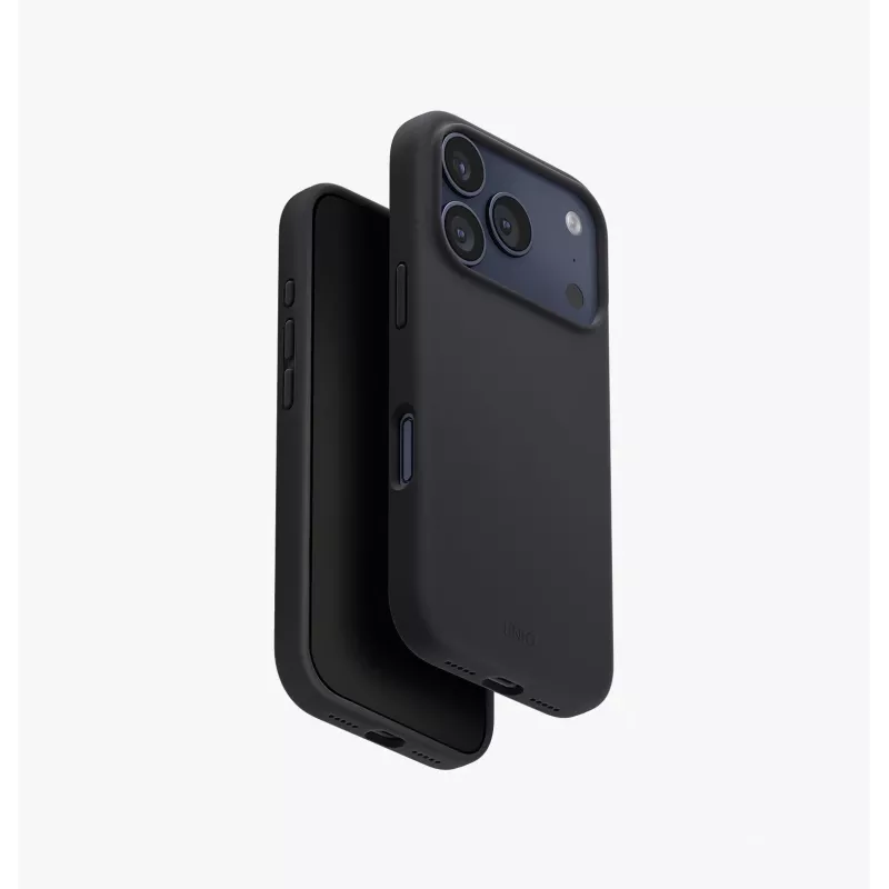 UNIQ Lino Case for iPhone 17 Pro MagClick Charging Light Grey