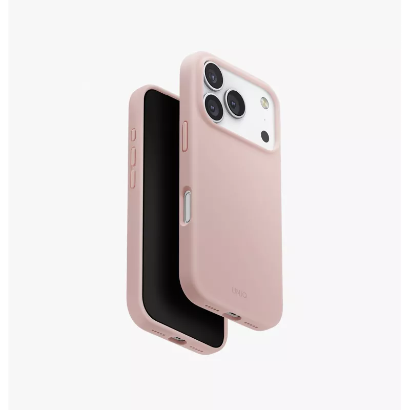 UNIQ Lino Case for iPhone 17 Pro MagClick Charging Light Grey