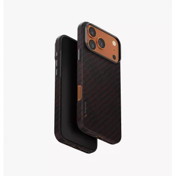 UNIQ Keva EDGE Case for iPhone 17 Pro Max MagClick Charging Orange