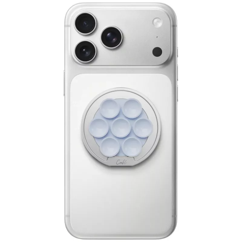 UNIQ Coehl Luna Magnetic Car Phone Holder with Mirror and Suction Cup - Blue