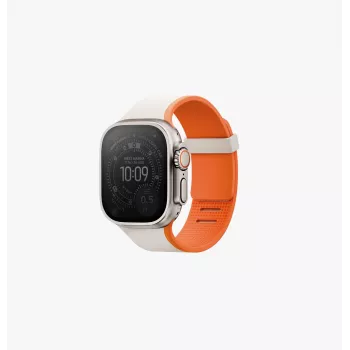 UNIQ Revix IV Premium Reversible Magnetic Strap for Apple Watch 42/41/40mm White/Yellow