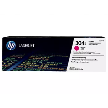HP 304L CC533L Magenta Toner Cartridge - Standard Yield - for Color LaserJet CM2320fxi, CM2320n, CM2320nf, CP2025, CP2025dn, CP2025n, CP2025x