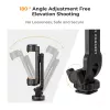 K&F Concept Tripod Mount Phone Holder with 1/4 inch Screw, 360° Rotation, for Smartphone, Black