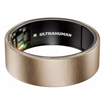 ULTRAHUMAN Ring Air - Smart Ring for Women and Men - Sleep and Fitness Tracking Wearable - Heart Rate - Smart Ring Rose Gold Size 12
