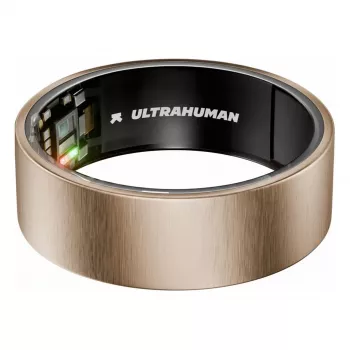 ULTRAHUMAN Ring Air - Smart Ring for Women and Men - Sleep and Fitness Tracking Wearable - Heart Rate - Smart Ring Rose Gold Size 10
