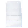Exacompta A5 Literature Holder, 3 Sections, Polystyrene, 154 x 181 x 280 mm (75158D)