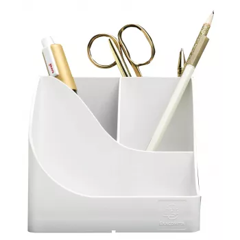 Exacompta Pen Wave AutentiK Pen Holder 5 Compartments White
