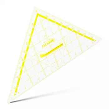 ARISTO Blackboard TZ Set Square, 80 cm, with Handle, Transparent Plastic (AR1650W)