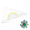ARISTO Geometry Set Square 26.0 cm Transparent
