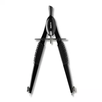 ARISTO Black Edition Precision Drawing Compass Black, 1 Piece (AR55778-25)