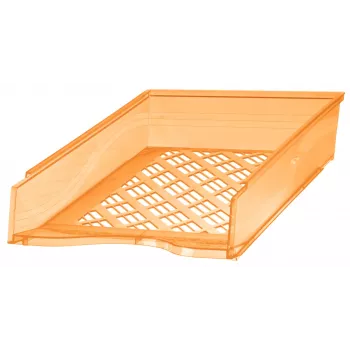Bene Briefkorb 60100 A4 Orange Transparent