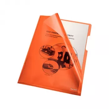 Bene Display Folder 205000OR DIN A4 HPVC Orange 100 Pieces/Pack