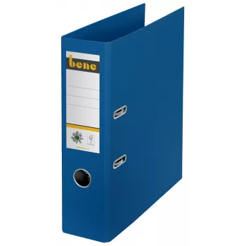 Bene No.1 Lever Arch File Blue Cardboard 8.0 cm DIN A4