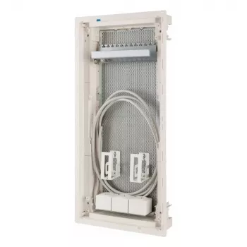 Eaton KLV-48HWM-W-F-VM 4-Row Cavity Wall Media Distribution Board, White (RAL 9016), 194711-MW