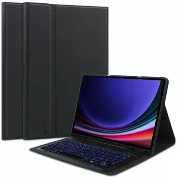 Tech-Protect SC Pen + Keyboard Case for Samsung Galaxy Tab S9 / S9 FE / S10 FE / S10 Lite, Black