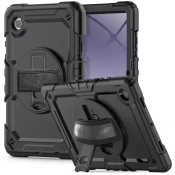 Tech-Protect Solid360 Case for Samsung Galaxy Tab A9+/A11+ PLUS 11.0 X210/X215/X216/X230/X235/X236, Black