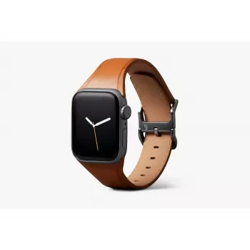 Bellroy Classic Leather Band for Apple Watch, Brown, 40mm, 41mm, 38mm, 42mm (Series 10/11)