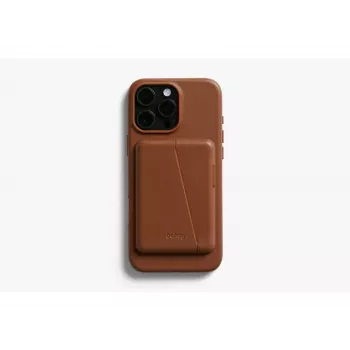 Bellroy Leather Case with Magnetic Wallet for iPhone 16 Pro Max, Brown
