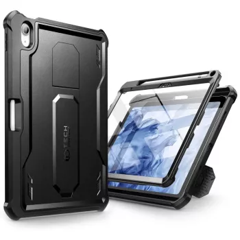 Tech-Protect Kevlar Pro Case for iPad 10.9 (10th Gen, 2022) / iPad 11 (2025), Black