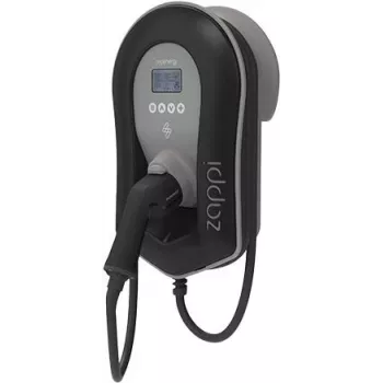 myenergi Zappi V2 22kW Tethered Type 2 Black 6.5m with Hub