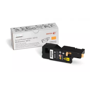 Xerox 106R01629 Toner Cartridge Yellow for Phaser 6000, 6010, 6010N; WorkCentre 6015B, 6015N, 6015NI, 6015V_BC, 6015V_NIC
