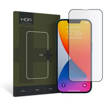 HOFI Glass Pro+ Tempered Glass Screen Protector for Apple iPhone 13 / 13 Pro / 14, Black