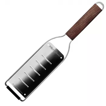 Microplane Coarse Grater - Black Handle, Stainless Steel Blade