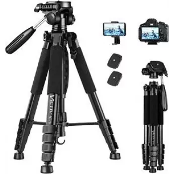 VICTIV Camera Tripod Black 185 cm Height