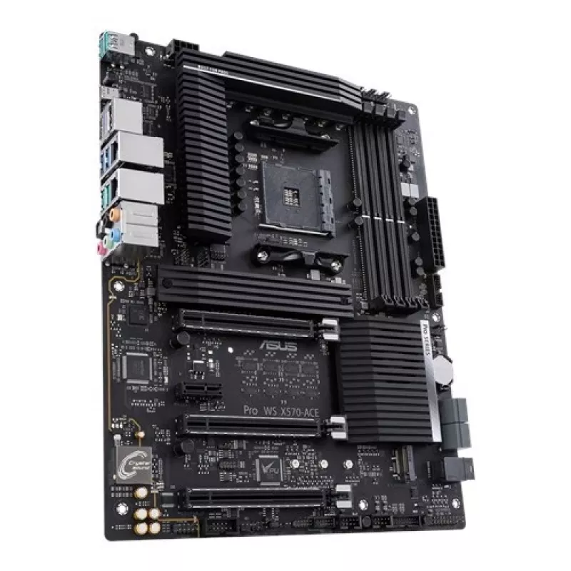 ASUS Pro WS X570-ACE Workstation Motherboard - AMD AM4 - DDR4 - ATX - Dual Gigabit LAN