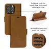 dbramante1928 Copenhagen Flip Case for Samsung Galaxy A54 - Full-Grain Leather - Light Brown