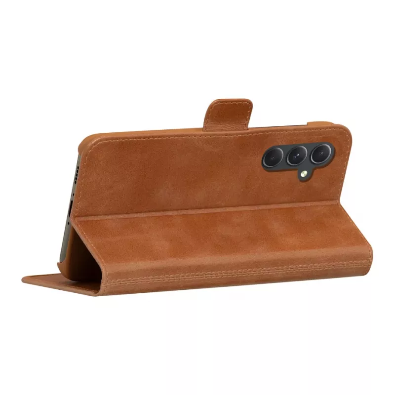 dbramante1928 Copenhagen Flip Case for Samsung Galaxy A54 - Full-Grain Leather - Light Brown