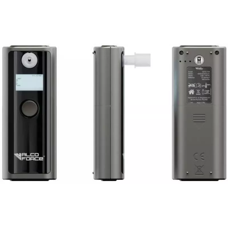 AlcoForce Detector Breathalyzer with Electrochemical Sensor