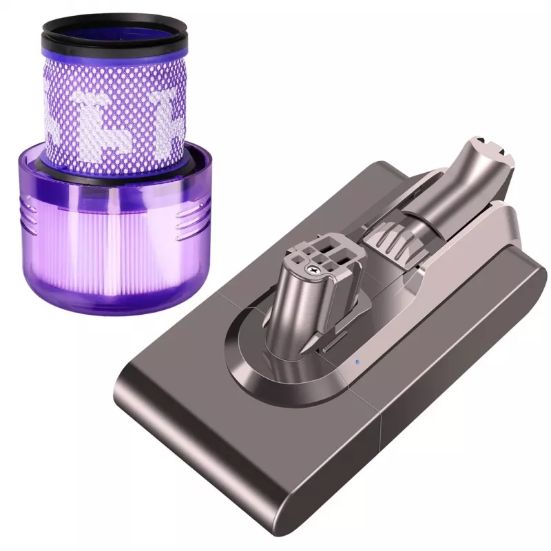 Extralink Replacement Battery for Dyson V12 25.2V 2500mAh + Filter