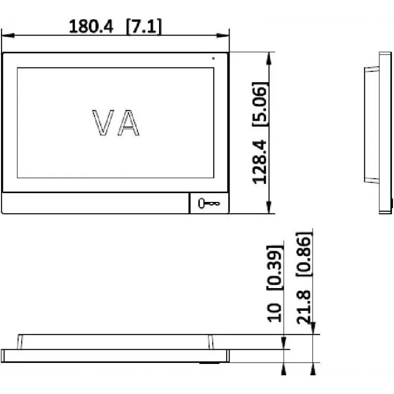 Hikvision DS-KH8381-TE1 IP Video Intercom Indoor Monitor 7-inch Touch Screen