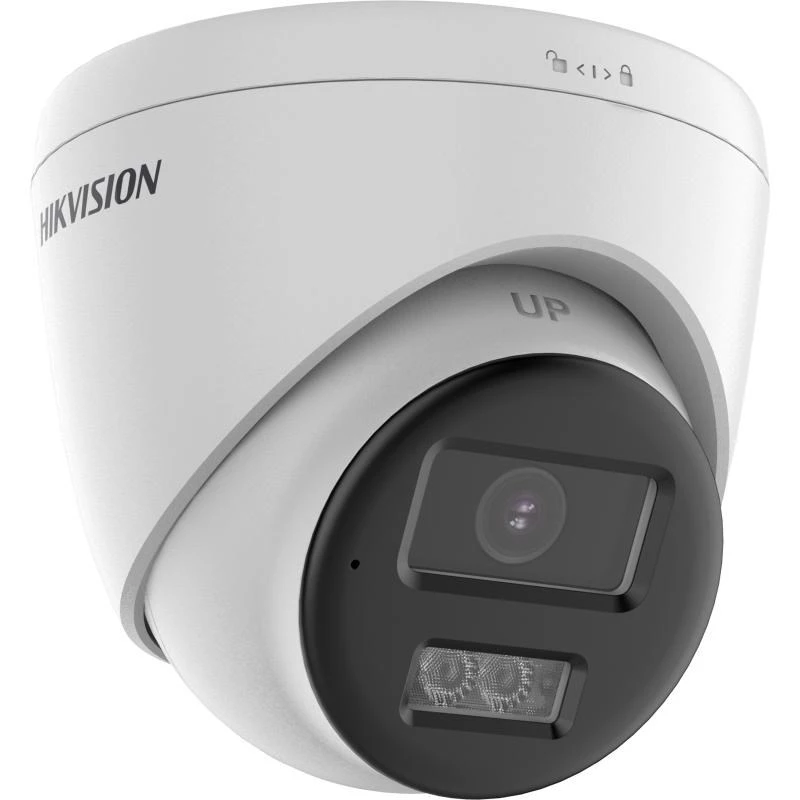 Hikvision DS-2CE78D0T-LTS(2.8mm) 2 MP HD-TVI Turret Dome Camera with Two-Way Audio, Fixed Focal Lens