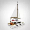 Mould King Catamaran Sailboat 10217 Building Block Set (890 Pieces)