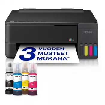 Epson EcoTank ET-1910 Multifunction Inkjet Printer - Colour - Print, Scan, Copy - A4, Legal - Up to 11 ppm Print - 100-Sheet Input - Wi-Fi