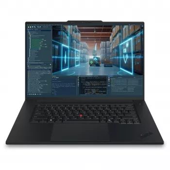 Lenovo ThinkPad P1 Gen 9 21UE0006GE Mobile Workstation, 16 inch WUXGA IPS, Intel Core Ultra 7 356H, 64GB LPDDR5x, 1TB SSD, NVIDIA RTX PRO 2000 Blackwell 8GB, Windows 11 Pro, German keyboard