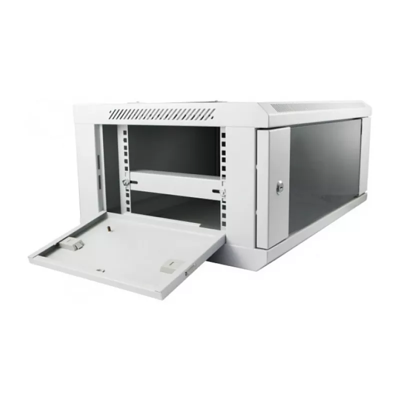 ALLNET ALL-SMC6406GRAU 19 inch 6U Wall Mount Network Cabinet Light Grey SMC-Series