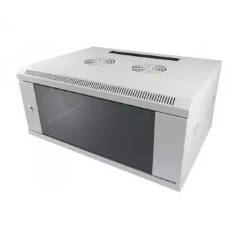 ALLNET ALL-SMC6406GRAU 19 inch 6U Wall Mount Network Cabinet Light Grey SMC-Series