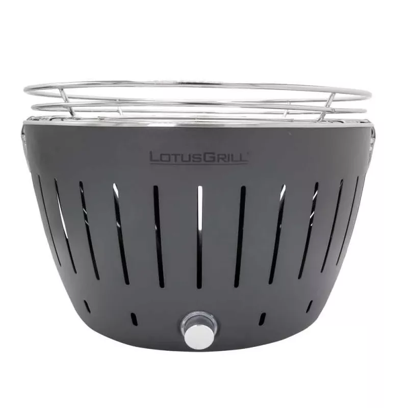 LotusGrill G340 Table Top Charcoal Barbecue 32 cm Anthracite with USB
