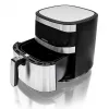 HEINRICH'S HFR 8205 Hot Air Fryer 8.0 L 1800 W Black and Silver