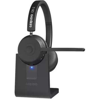 GEQUDIO Bluetooth Headset GB-2 with Charging Station - Headset