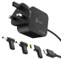 J5CREATE 67W GaN PD USB-C Mini Charger with 3 Types of DC Connector