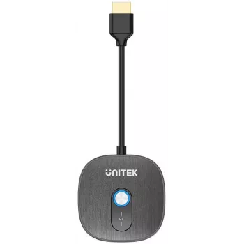 Unitek Additional Wireless HDMI Receiver for V1711A Transmitter, Black