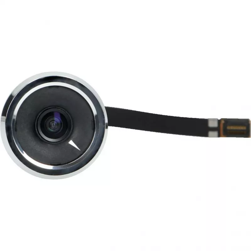 ORNO OR-WIZ-1107 Optical Door Viewer - Chrome Finish, 200° Wide Angle, Brass Construction
