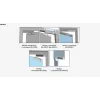 SCOT EL-350-2 Electromagnetic Lock 350 kg Holding Force 12/24V DC