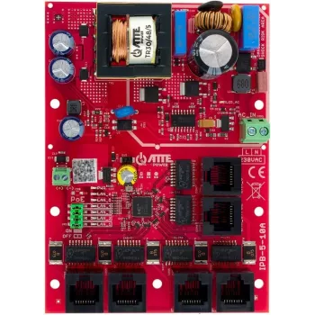 ATTE IPB-5-10A-OF 6-Port PoE Switch with Integrated Power Supply