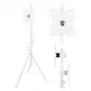 Maclean MC-181 W TV Floor Stand for 27-55 inch Screens, VESA up to 200x200, 60 kg, White